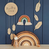 Nordic Kids Room Rainbow Hanging Decoration Rainbow Wall Hanging Decor Scandinavian Kids Room Household Decor Accessories