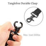 Nylon Dog Leash Bungee Elastic Pet Dog Leashes Tactical Dog Training Leash Safety Two Handle Rope For Small And Large Dogs