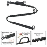 Nylon Dog Leash Bungee Elastic Pet Dog Leashes Tactical Dog Training Leash Safety Two Handle Rope For Small And Large Dogs