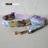 Nylon soft self-designed dog collar with bow tie walking dog rope training pet collar traction straps pet products good quality