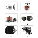 Onme LCD Electronic Automatic Fish Feeder Dispenser Timer Automatic Tank Food Feeding Machine Aquarium Auto Fish Feeder Timer