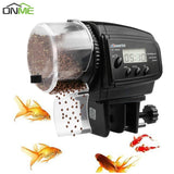 Onme LCD Electronic Automatic Fish Feeder Dispenser Timer Automatic Tank Food Feeding Machine Aquarium Auto Fish Feeder Timer