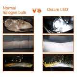 Osram H1 LED H7 H4 H11 Fog Light 9006 9005 HB4 HB3 6000K Car Light 9012 HIR2 12V Led Automotive Headlights Energy-Saving Bulb