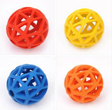 Outdoor Pet Toy Drain Food Ball Dog Bite Resistant Ball Natural Non-toxic Rubber Dog Geometric Training Toy Interactive 3277#