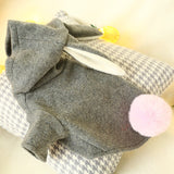 PETCIRCLE Pet Clothes Dog Clothes Autumn And Winter Woolen Coat Big Ears Rabbit Loaded Teddy Small Dog Clothes - app80