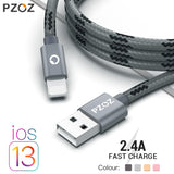 PZOZ usb cable for iphone cable 11 pro max Xs Xr X 8 7 6 plus 6s 5 s plus ipad mini 4 fast charging cables mobile phone charger - app80