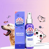 Pet Atem Lufterfrischer Spray Hund Zähne Reiniger Frische Atem Mundwasser ungiftig Gesunde Zahnpflege Drop Verschiffen - app80