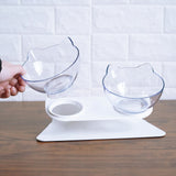 Pet Bowl For Dogs Puppy Cats Food Water Feeder Pets Feeding Dishes Dog Bowls Plastic Double Non-slip Bowl Pet Feeding Supplies