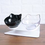Pet Bowl For Dogs Puppy Cats Food Water Feeder Pets Feeding Dishes Dog Bowls Plastic Double Non-slip Bowl Pet Feeding Supplies