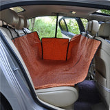Pet Carriers Oxford Fabric Paw Pattern Car Pet Seat Cover Dog Car Back Seat Carrier Waterproof Pet Mat Hammock Cushion Protector