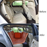 Pet Carriers Oxford Fabric Paw Pattern Car Pet Seat Cover Dog Car Back Seat Carrier Waterproof Pet Mat Hammock Cushion Protector