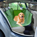 Pet Carriers Oxford Fabric Paw Pattern Car Pet Seat Cover Dog Car Back Seat Carrier Waterproof Pet Mat Hammock Cushion Protector