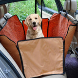 Pet Carriers Oxford Fabric Paw Pattern Car Pet Seat Cover Dog Car Back Seat Carrier Waterproof Pet Mat Hammock Cushion Protector