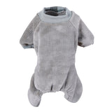 ssss  Pet Casual Wear Clothes 4-legged  Pajamas Warm Clothes Dog Flannel Jumpsuit  Puppy Coat Apparel Costume Shirt Chihuahua