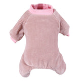 ssss  Pet Casual Wear Clothes 4-legged  Pajamas Warm Clothes Dog Flannel Jumpsuit  Puppy Coat Apparel Costume Shirt Chihuahua