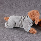 ssss  Pet Casual Wear Clothes 4-legged  Pajamas Warm Clothes Dog Flannel Jumpsuit  Puppy Coat Apparel Costume Shirt Chihuahua