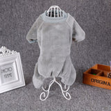 ssss  Pet Casual Wear Clothes 4-legged  Pajamas Warm Clothes Dog Flannel Jumpsuit  Puppy Coat Apparel Costume Shirt Chihuahua