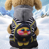 Pet Cat Clothing Small Dog Cat Hoodies Sweater Suit Warm Coral Fleece Jumpsuit Winter Indoor Casual Pet Clothes