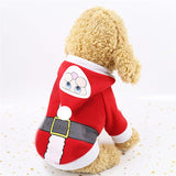 Pet Cat Dog Christmas Santa Winter Warm Clothing Dress Thicken Clothes Costume Clothing Puppy For Small Big Large Dog Coat @5 - app80