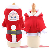 Pet Cat Dog Christmas Santa Winter Warm Clothing Dress Thicken Clothes Costume Clothing Puppy For Small Big Large Dog Coat @5 - app80