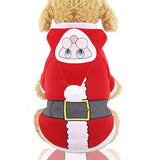 Pet Cat Dog Christmas Santa Winter Warm Clothing Dress Thicken Clothes Costume Clothing Puppy For Small Big Large Dog Coat @5 - app80
