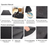 Pet Cat Litter Mat EVA Double Layer Cat Litter Trapping Pet Waterproof Litter Cat Mat Clean Pad Products For Cats Accessories