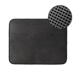 Pet Cat Litter Mat EVA Double Layer Cat Litter Trapping Pet Waterproof Litter Cat Mat Clean Pad Products For Cats Accessories