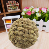 Pet Chew Toy Natural Grass Ball with Bell for Rabbit Hamster Guinea Pig Tooth Cleaning