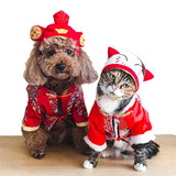 Pet Dog Cat clothes costume halloween cat hat scarf suit cloak dress up New Year pet costume cloak Christmas clothes mascotas
