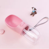 Pet Dog Fedding Bottle 350ml  Food Grade Plastic Outdoor Travel Portable Pet Dog Cat Drinking Water Bottle Tool 3 Color