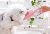 Pet Dog Fedding Bottle 350ml  Food Grade Plastic Outdoor Travel Portable Pet Dog Cat Drinking Water Bottle Tool 3 Color