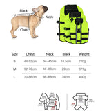 Pet Dog Life Jacket Bones Patterns Portable Safety Clothes Life Vest Harness Saver Pet Dog Swimming Preserver Clothes Summer