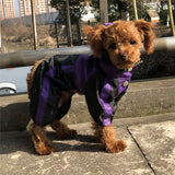 Pet Dog Raincoat Waterproof Clothing for Dog Small Dog Rain Jacket Big Dog Clothes Waterproof Jumpsuit Golden Retriever - app80