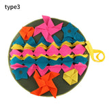 Pet Dog Sniffing Mat Find Food Pet Interactive Play Toys Dog Mat For Relieve Stress Puzzle Pet Feeding Pad Training Blanket