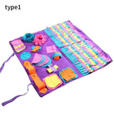 Pet Dog Sniffing Mat Find Food Pet Interactive Play Toys Dog Mat For Relieve Stress Puzzle Pet Feeding Pad Training Blanket