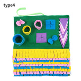 Pet Dog Sniffing Mat Find Food Pet Interactive Play Toys Dog Mat For Relieve Stress Puzzle Pet Feeding Pad Training Blanket