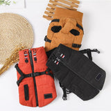 Pet Dog Winter Vest Multifunctional Harness Clothes For Cold Weather Pet Warm Coat For Outdoor Walking Puppy Chihuahua Clothes