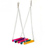 Pet Parrot Swing Hammock Swing Hanging toy Pet Bird Parrot Parakeet Budgie Cockatiel Cage Climbing Ladder #808