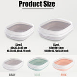 Pet Portable Cat Litter Bowl Toilet Bedpan Large Middle Size Cat Excrement Training Sand Litter Box with Scoop for Pets Kitty
