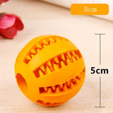 Pet Sof Pet Dog Toys Toy Funny Interactive Elasticity Ball Dog Chew Toy For Dog Tooth Clean Ball Of Food Extra-tough Rubber Ball