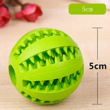 Pet Sof Pet Dog Toys Toy Funny Interactive Elasticity Ball Dog Chew Toy For Dog Tooth Clean Ball Of Food Extra-tough Rubber Ball