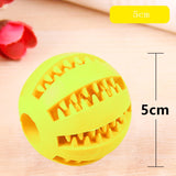 Pet Sof Pet Dog Toys Toy Funny Interactive Elasticity Ball Dog Chew Toy For Dog Tooth Clean Ball Of Food Extra-tough Rubber Ball