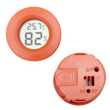 Pet Thermometer Hygrometer Round Digital LCD Display Temperature Humidity Monitor