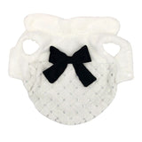 Pet Winter Warm Clothes Dog Cat Luxury Faux Fur Coat Jacket Winter Fleece Overcoat Small Dog Cat Bow-Knot Clothes For Chihuahua