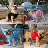 Pet pull rope chest back cover dog pull chest back handle adjustable