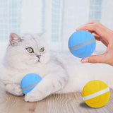 Pets Dogs Cats LED Electric Glowing Jumping Ball Toys Mini Rolling Flash Light Chew Ball Toy Training Exercise for Puppy Dog