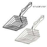 Pets Litter Scoop Sand Shovel Cat Stainless Steel Metal Pooper Scoopers Pet Artifact Dogs Waste Shovel Cleaning Scoop Supplies