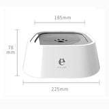 Petshy 1.5L Pet Dog Bowls Floating Not Wetting Mouth Cat Bowl No Spill Drinking Water Feeder Plastic Portable Dog Bowl