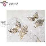 Piggy Craft metal cutting dies cut die mold Angel wings decoration Scrapbook paper craft knife mould blade punch stencils dies - app80