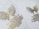 Piggy Craft metal cutting dies cut die mold Angel wings decoration Scrapbook paper craft knife mould blade punch stencils dies - app80